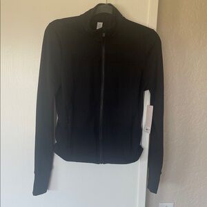 Yogalicious Ultra Soft and Breathable Women's Stretch Black Zip Jacket